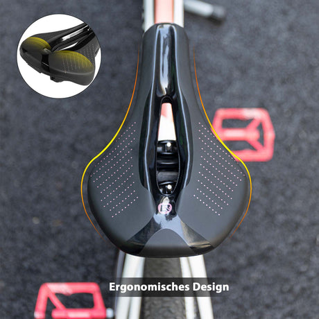 ROCKBROS Fahrrad Sattel Ergonomischer Stoßdämpfender Fahrradsattel Unisex - ROCKBROS-EU