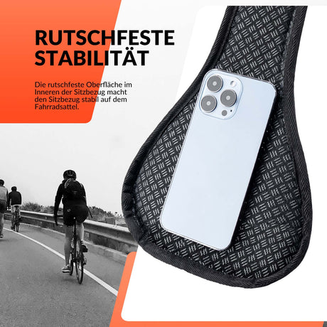 ROCKBROS Fahrrad Sattelbezug Gel Gepolsterter Weicher Fahrradsitz Bezug - ROCKBROS-EU