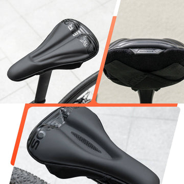 schonbezug fahrradsattel ROCKBROS Fahrrad Sattelbezug Gel Gepolsterter Weicher Fahrradsitz Bezu – ROCKBROS-DE