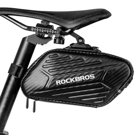 ROCKBROS Fahrrad Satteltasche für MTB/Rennrad/Faltrad Wasserdicht Schwarz - ROCKBROS-EU