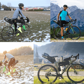 VELObirds - Große Bikepacking Satteltasche, 16 Liter, 100% Wasserdicht, Fahrradtasche, TPU