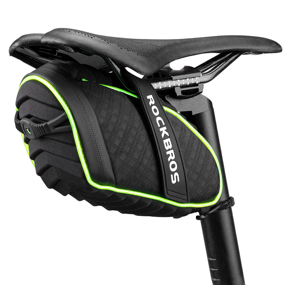 fahrradtasche unterm sattel 1L Fahrrad Satteltasche & Werkzeugtasche mit Reflektor – ROCKBROS-DE