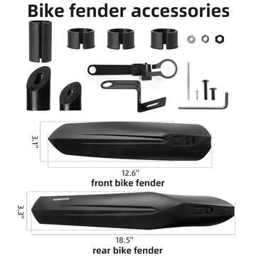ktm spritzschutz fahrrad Bicycle Mudguard Set Mountain Bikes Universal Splash Guard – ROCKBROS-DE