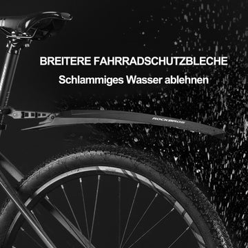 schutzblech 26 zoll schwarz ROCKBROS Fahrrad Schutzblech Set MTB Spritzschutz 26 Zoll Schwarz – ROCKBROS-DE