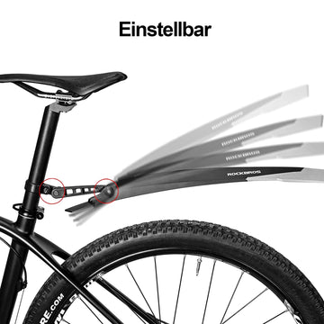 schutzblech für fixie ROCKBROS Fahrrad Schutzblech Set MTB Spritzschutz aus PP und Gummi –  ROCKBROS-DE