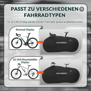 mountainbike transporttasche ROCKBROS Fahrrad Transporttasche Wasserdichte Tragetasche für Fahrräde – ROCKBROS-DE
