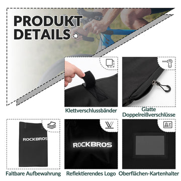 fahrrad transporttasche 28 zoll ROCKBROS Fahrrad Transporttasche Wasserdichte Tragetasche für Fahrräde –  ROCKBROS-DE