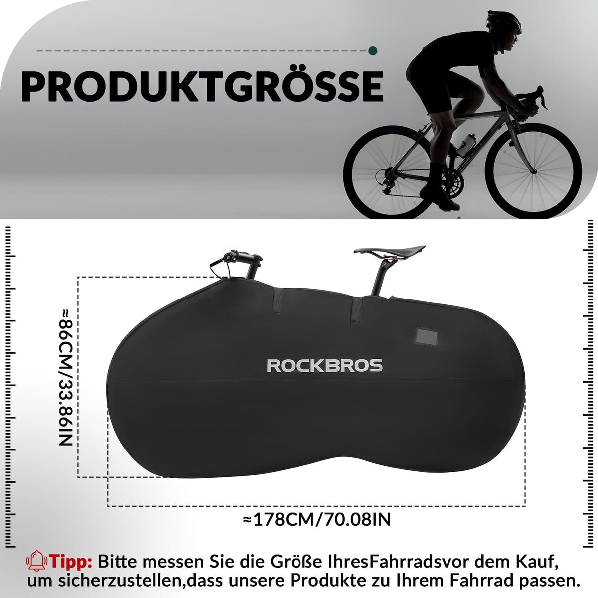 ROCKBROS Fahrrad Transporttasche Wasserdichte Tragetasche für Fahrräde – ROCKBROS-DE