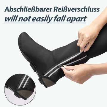 ROCKBROS Fahrrad Überschuhe Winter warm Überzieher für Radsport Schwar –  ROCKBROS-DE