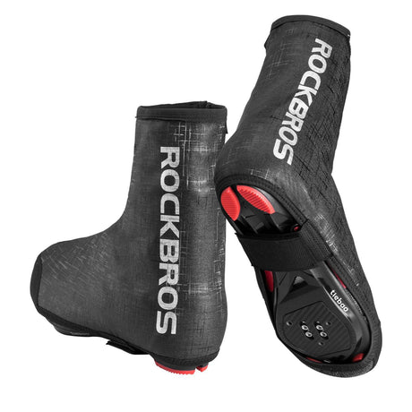 ROCKBROS Fahrrad Überzieher Windfest Wasserdicht Überschuhe Rennrad MTB Schwarz - ROCKBROS-EU