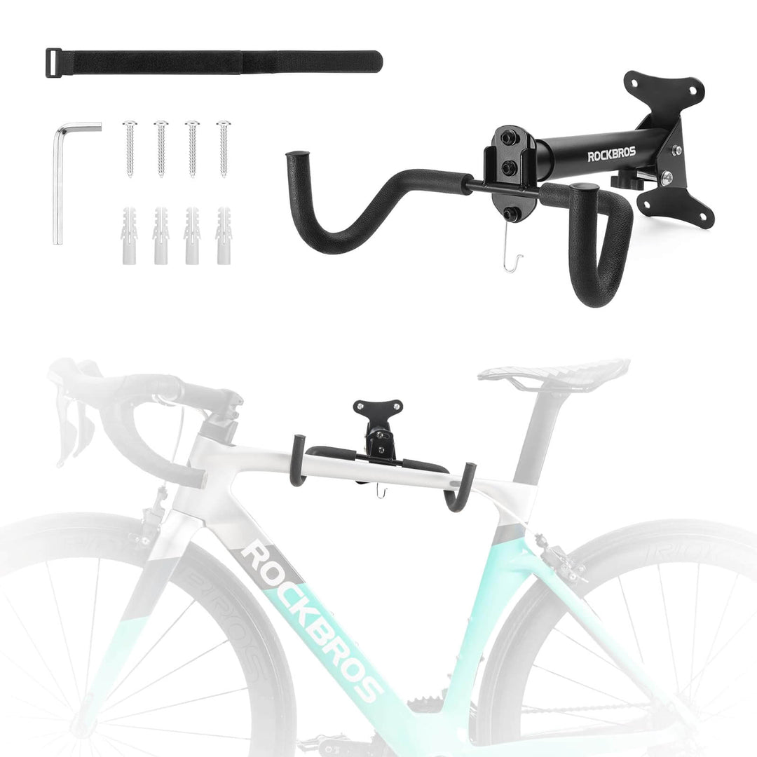 wandhalterung gravel bike ROCKBROS Fahrrad Wandhalterung Robust Fahrradhalter Verstellbar 15kg – ROCKBROS-DE