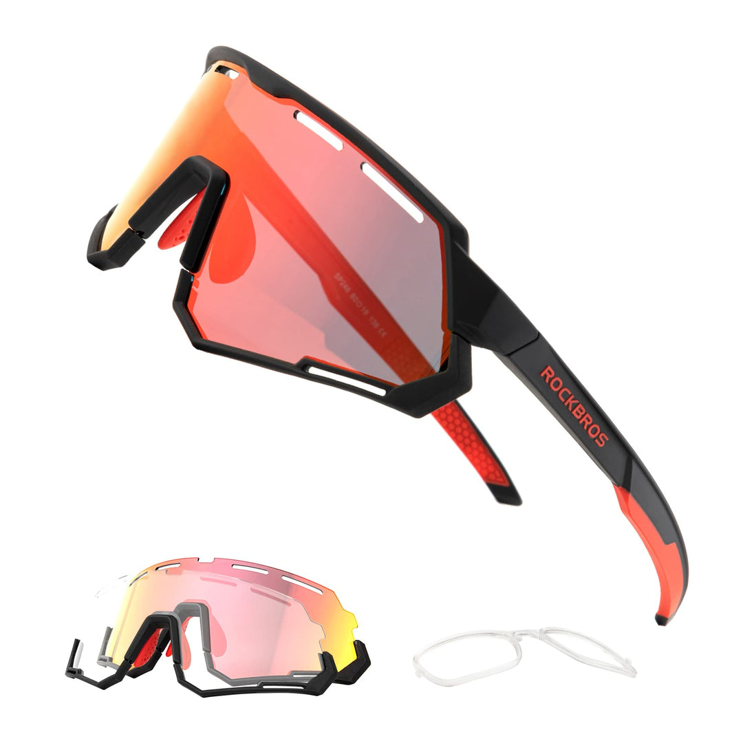amazon fahrradbrille 2-in-1 Sportbrille: Polarisiert & Tönend – ROCKBROS-DE