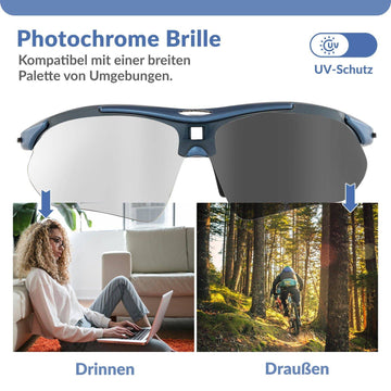 rennrad brillen selbsttönend Adaptive Selbsttönende Sportsonnenbrille – ROCKBROS-DE