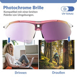 ROCKBROS Fahrradbrille Selbsttönend Brille Sonnenbrille UV 400 - ROCKBROS-EU