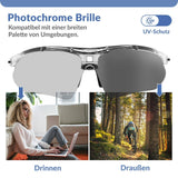 ROCKBROS Fahrradbrille Selbsttönend Brille Sonnenbrille UV 400 - ROCKBROS-EU