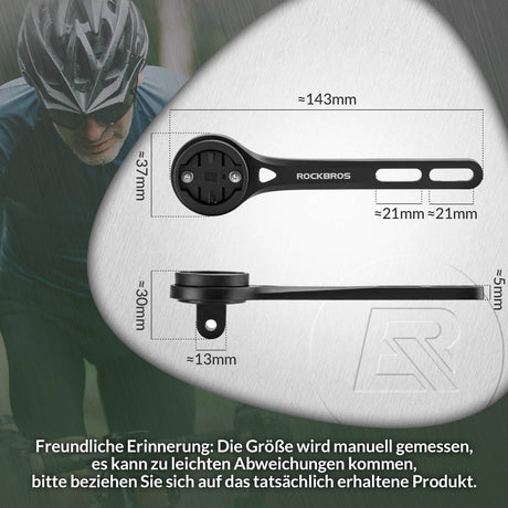 ROCKBROS Fahrradcomputer Halterung Kompatibel mit Garmin/Wahoo/Bryton/GPS - ROCKBROS-EU