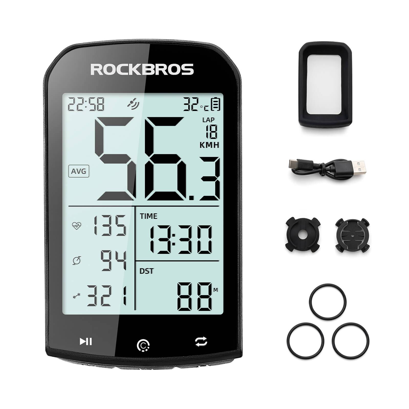 ROCKBROS Fahrradcomputer GPS wasserdicht Tachometer und Kilometerzähler –  ROCKBROS-DE