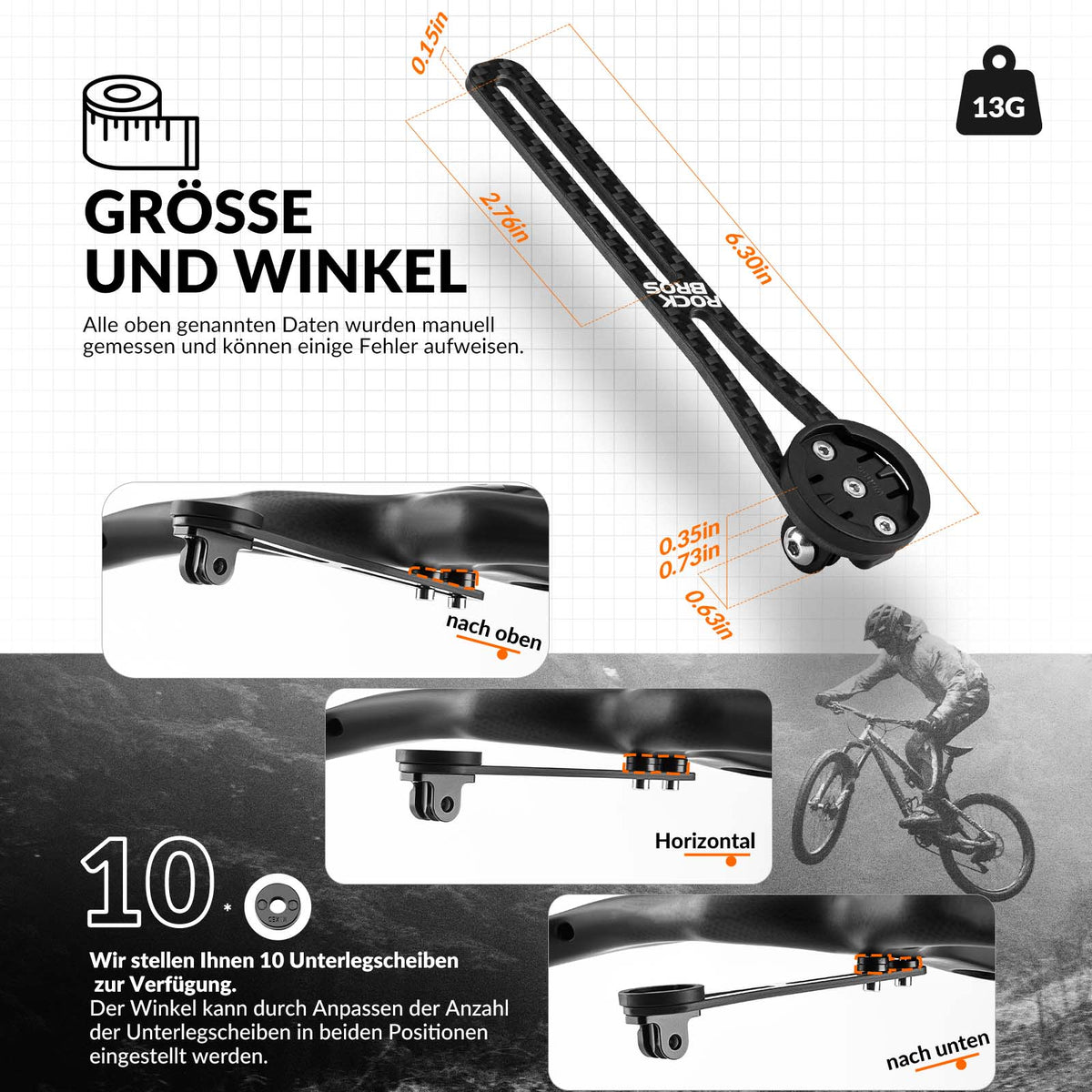 Fahrradcomputer Halterung Lenkerhalterung für Garmin/Bryton/Giant – ROCKBROS-DE