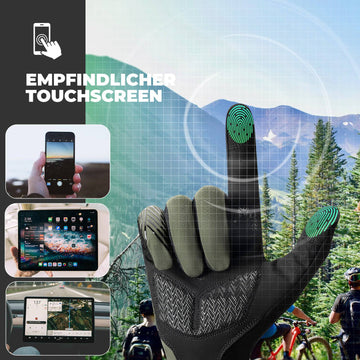 fahrradhandschuhe mountainbike herren ROCKBROS Fahrradhandschuhe Damen/Herren Touchscreen Anti-Rutsch Dünne –  ROCKBROS-DE