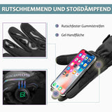 ROCKBROS Fahrradhandschuhe für Lauf, MTB Atmungsaktive Schwarz M-2XL - ROCKBROS-EU