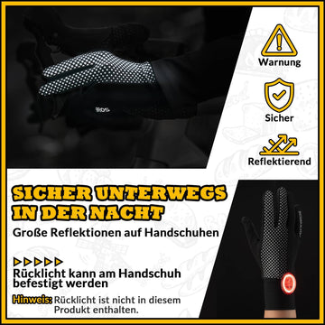 warnzeichen handschuhe ROCKBROS Fahrradhandschuhe Touchscreen Radsport-Handschuhe Winddicht –  ROCKBROS-DE