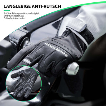 hot oder schrott bluetooth handschuh ROCKBROS Fahrradhandschuhe Touchscreen Warme Winterhandschuhe S-XL – ROCKBROS-DE