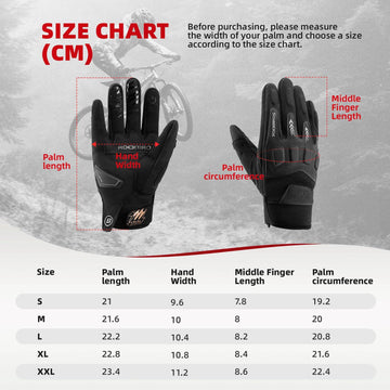 ROCKBROS Fahrradhandschuhe Winter Herbst Herren MTB Stoßdämpfend Hands –  ROCKBROS-DE