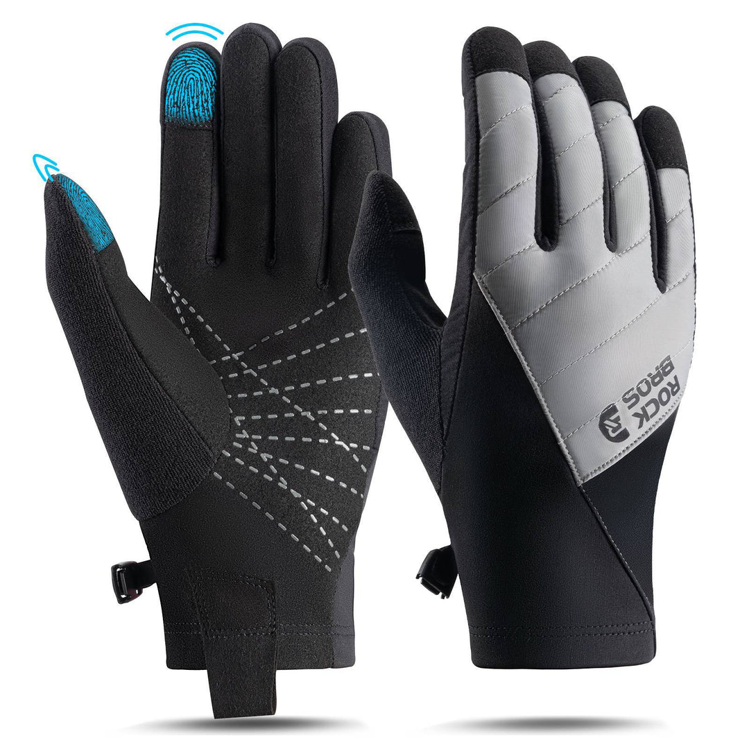 thermo fahrradhandschuhe winter ROCKBROS Fahrradhandschuhe Winter/Herbst Vollfinger Thermo Sport Unise – ROCKBROS-DE