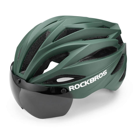 ROCKBROS Fahrradhelm Magnetischer Abnehmbarer MTB Helm mit Visier - ROCKBROS-EU