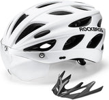 ROCKBROS Fahrradhelm mit integrierter abnehmbarer Magnetbrillen & Visier - ROCKBROS-EU