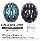 ROCKBROS Fahrradhelm mit integrierter abnehmbarer Magnetbrillen & Visier - ROCKBROS-EU