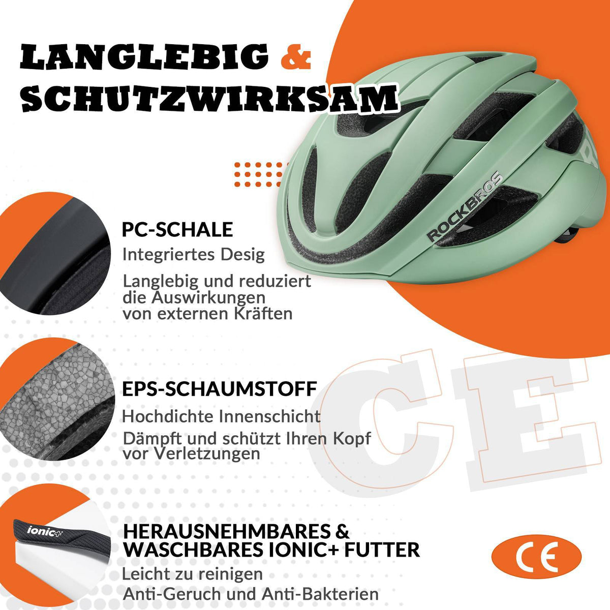 schaumstoff für fahrradhelm ROCKBROS Fahrradhelm Sport Mountainbike Schutzhelm Atmungsaktiv 54-58c – ROCKBROS-DE