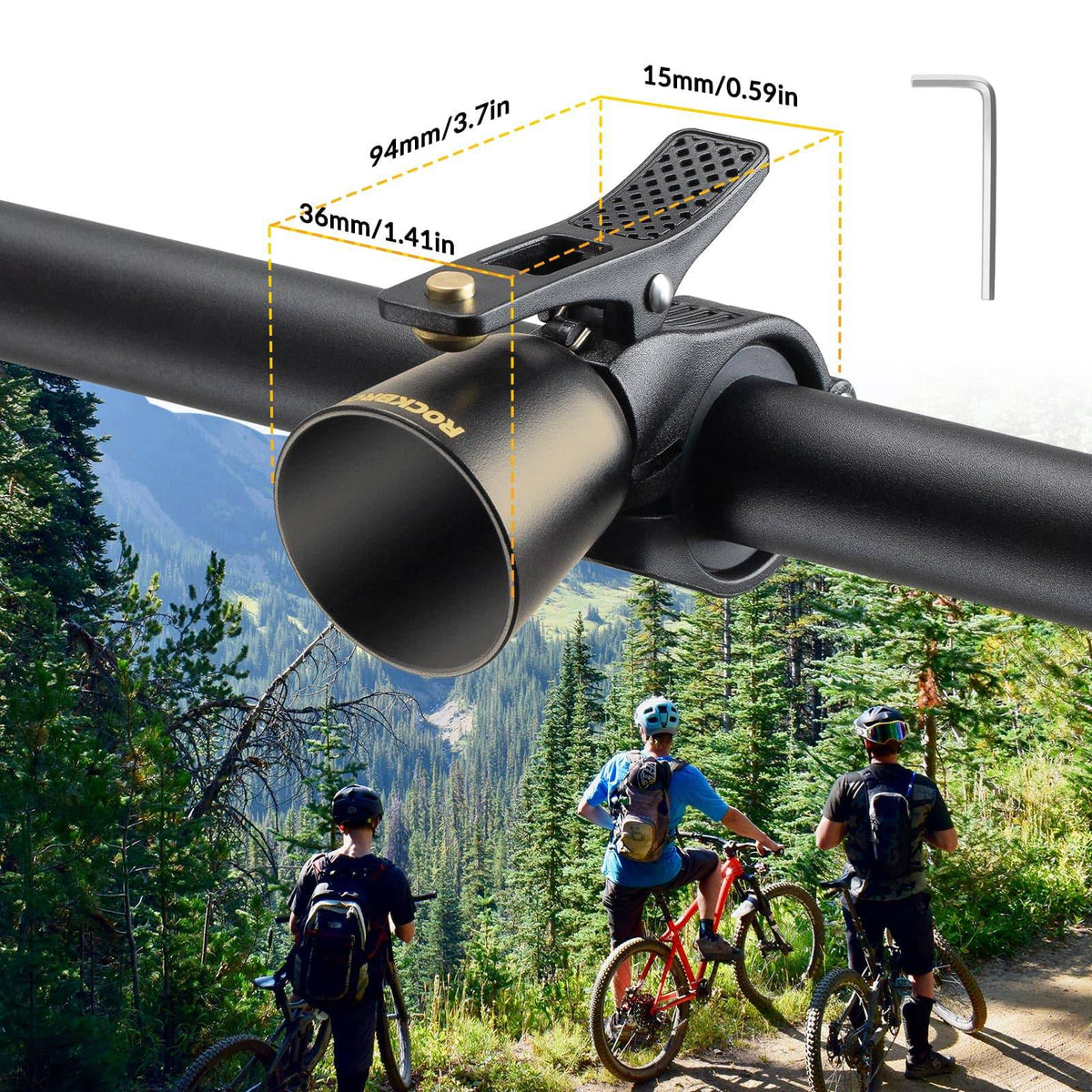 rennrad klingel retro ROCKBROS Fahrradklingel Laut Retro Klingel für MTB Rennrad Vier Farben –  ROCKBROS-DE