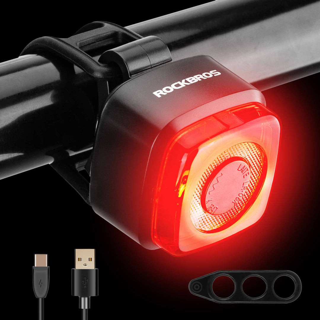 ROCKBROS Fahrradlicht IPX5 Wasserdicht Rücklicht Wiederaufladbar mit U –  ROCKBROS-DE