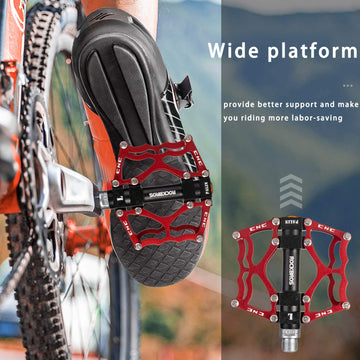 ROCKBROS Fahrradpedale 9/16 Zoll CNC Aluminium mit abgedichteten Lager – ROCKBROS-DE