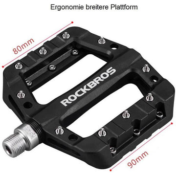 pedale test mtb ROCKBROS Fahrradpedale 9/16 Zoll MTB Pedale mit 3 Bearing aus Nylon – ROCKBROS-DE