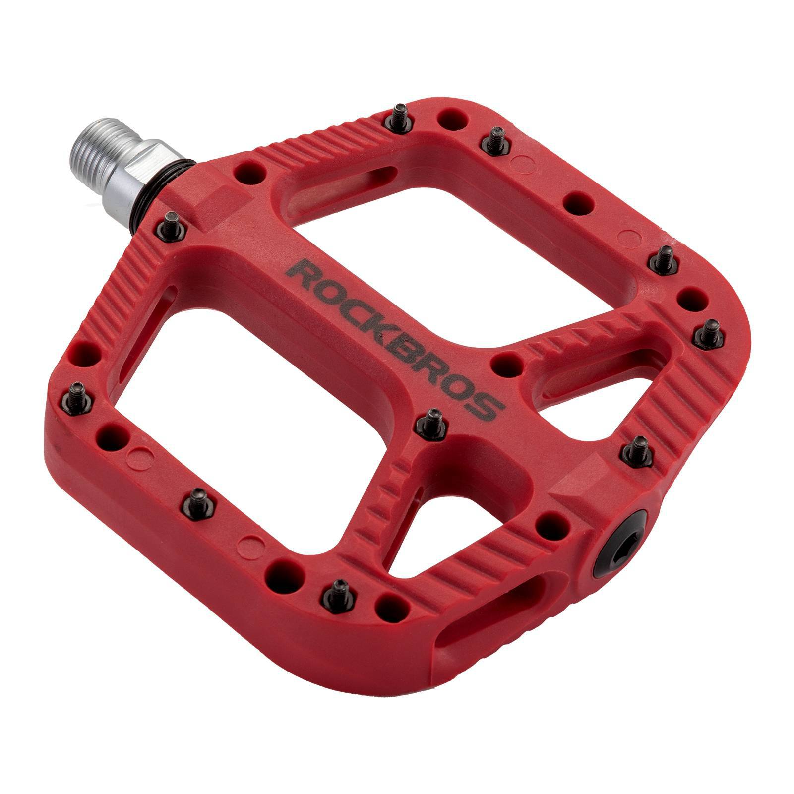 nylon pedale test ROCKBROS bicycle pedals nylon flat pedals 9/16 inch with 3 bearings –  ROCKBROS-DE