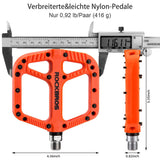 ROCKBROS Fahrradpedale Nylon Flat Pedale 9/16 Zoll mit 3 Bearing - ROCKBROS-EU