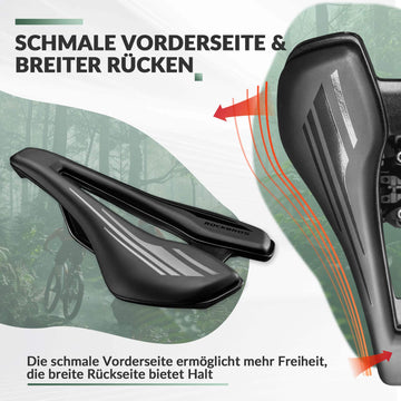 hoden fahrradsattel ROCKBROS Fahrradsattel Ergonomisch Fahrradsitz Atmungsaktiver 14,5*25cm –  ROCKBROS-DE