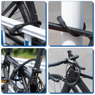 fahrradschloss synthetik Bicycle lock 5-digit combination code combination lock