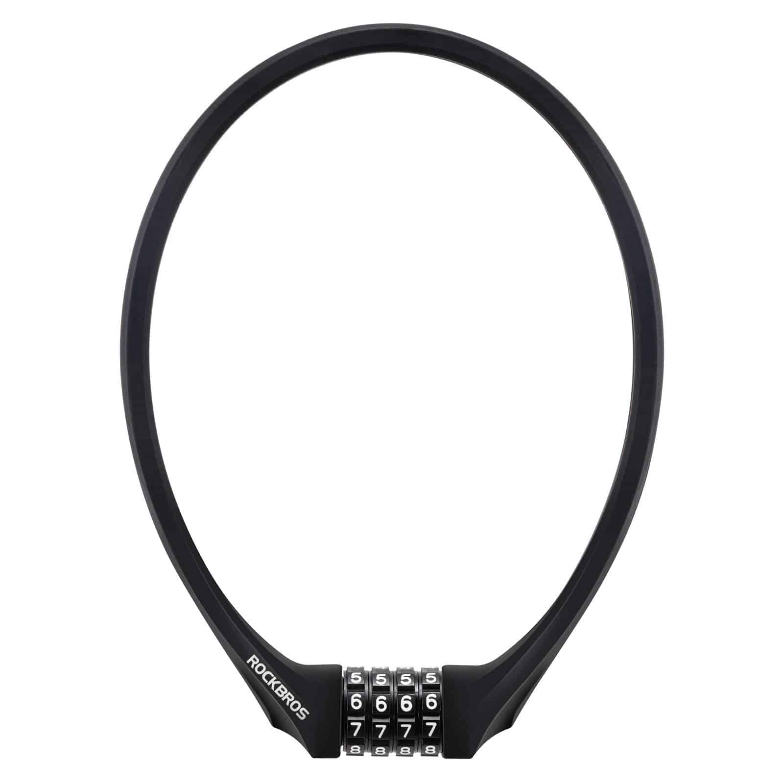 amazon fahrradschloss zahlen Fahrradschloss mit 4-Stellig Zahlencode 65cm lang – ROCKBROS-DE