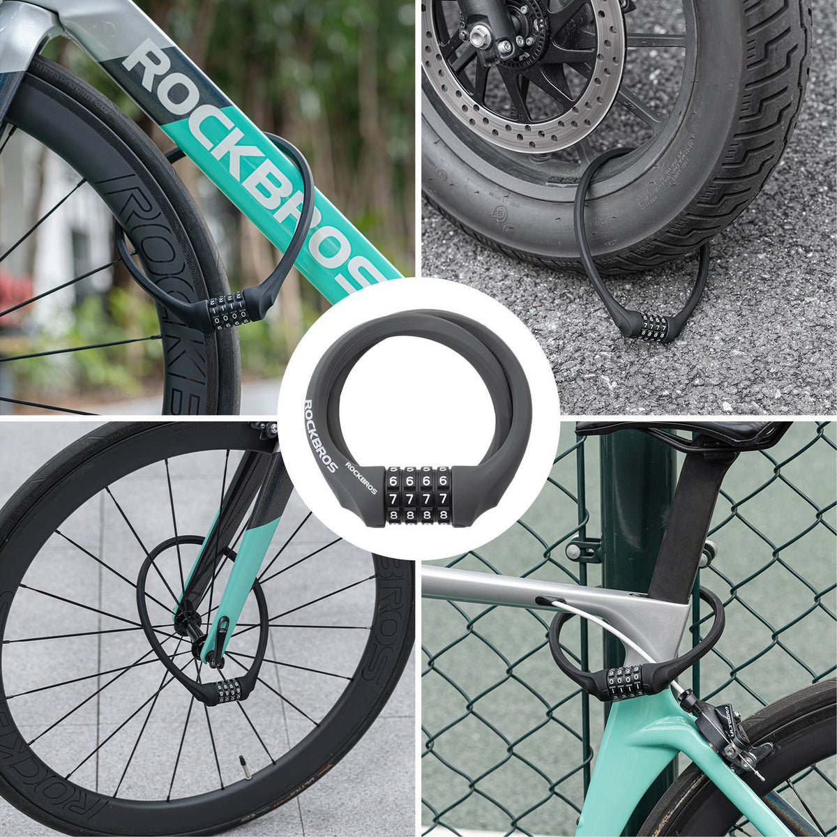 fahrradschloss holm seppensen öffnungszeiten Fahrradschloss mit 4-Stellig Zahlencode 65cm lang – ROCKBROS-DE