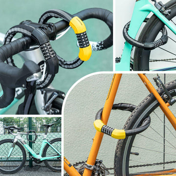 retro fahrradschloss Fahrradschloss Zahlenschloss 19mm Dickes