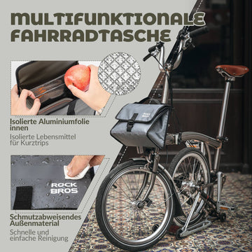 lenkertasche innen Fahrradtasche & Fronttasche mit Schultergurt – ROCKBROS-DE Ausführung:69-584, 69-622 / 2.75-27.5, 2.75-29 Zoll Glamping in Holland am color-black-asphalt-black