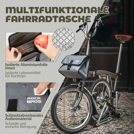 ROCKBROS Fahrradtasche Lenkertasche Fronttasche mit Schultergurt - ROCKBROS-EU