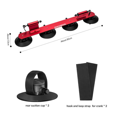ROCKBROS Fahrradträger Fahrrad Dachträger mit Saugnäpfe Schnellmontage - ROCKBROS-EU