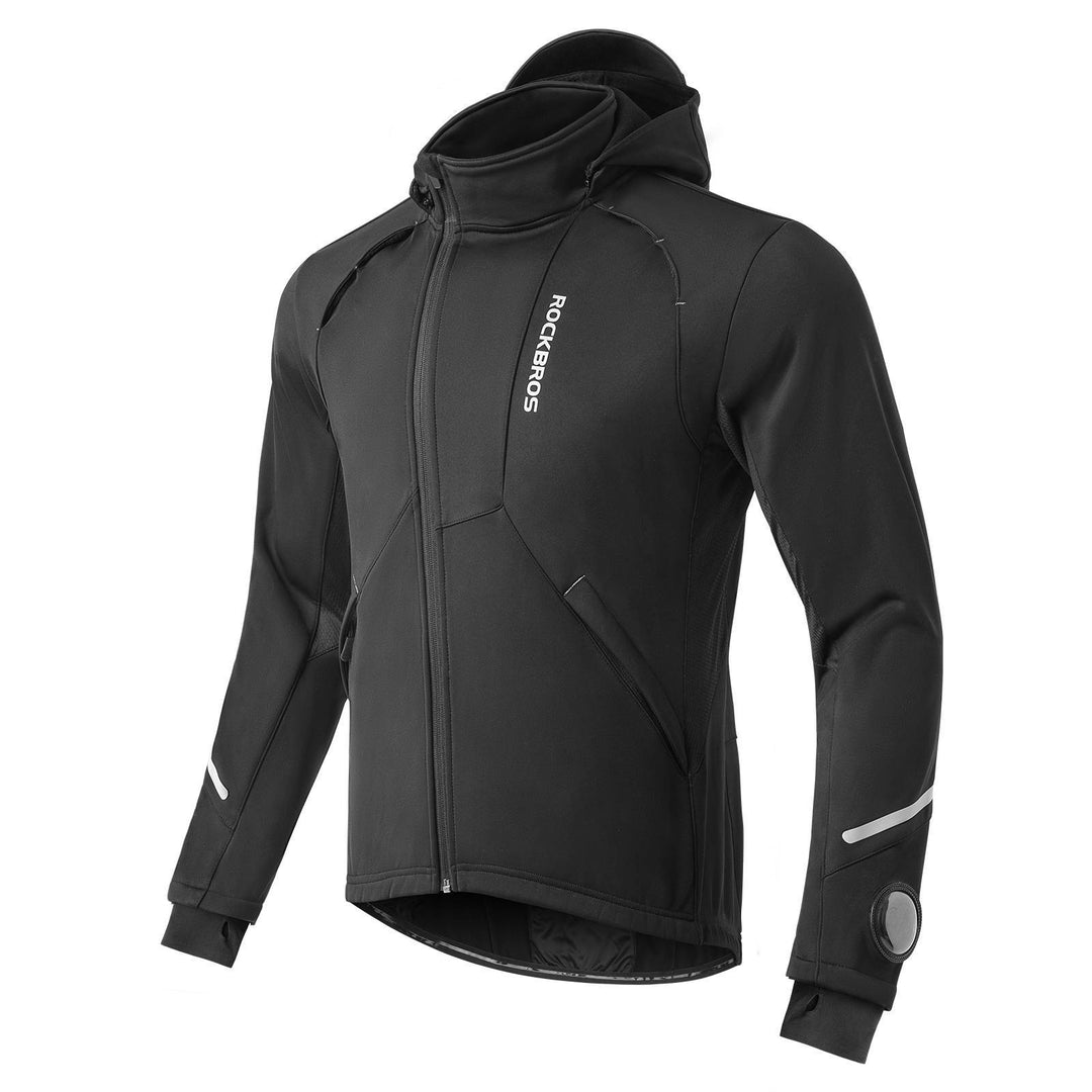 ROCKBROS Winter Fahrradjacke Winddicht – Mit TPU-Touchscreen-Bedienung EU  size S (Asian Size M)