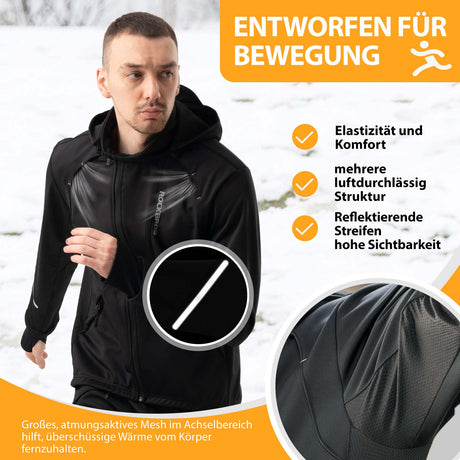 ROCKBROS Frühling Fahrradjacke Winddicht jacke für TPU macht Touchscreen - ROCKBROS-EU