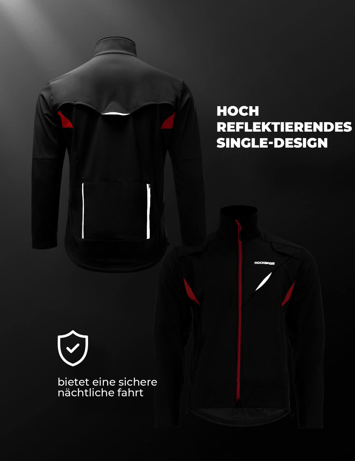 ROCKBROS Frühling Jacke / Hose Herren Windschutz Radsportanzug - ROCKBROS-EU