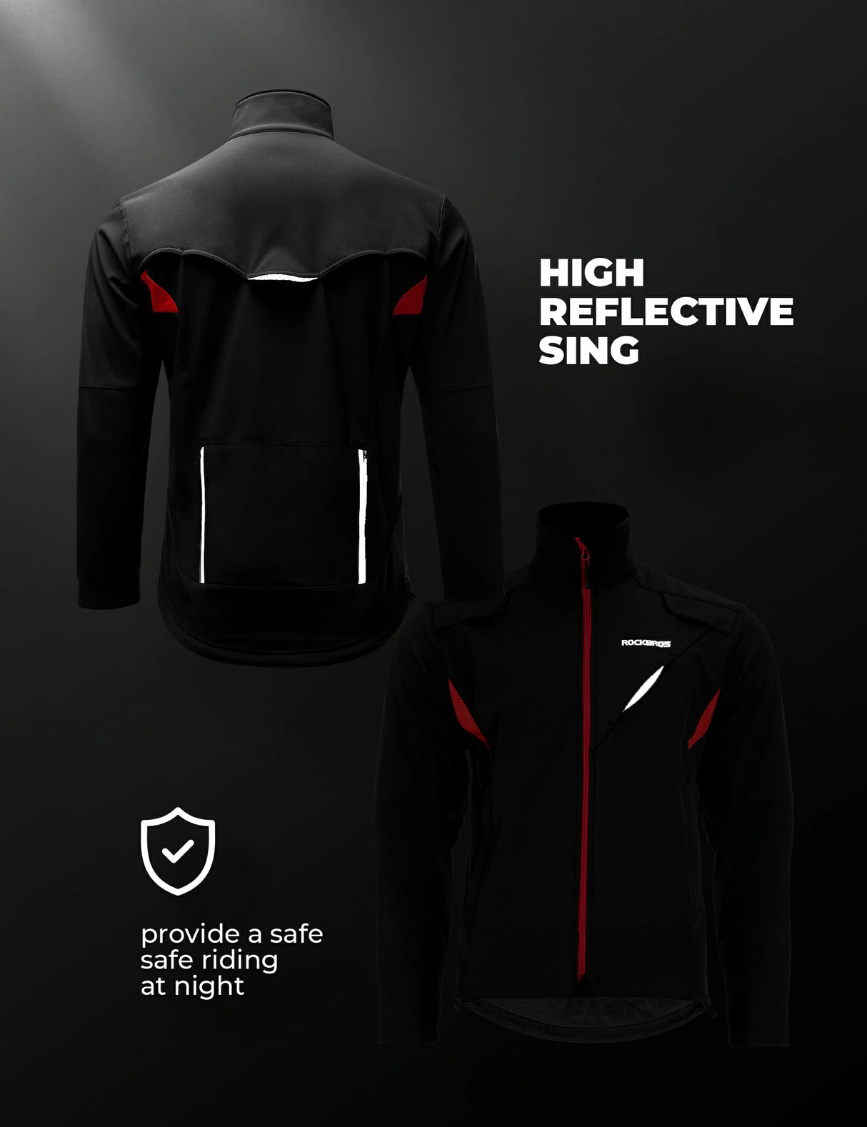 ROCKBROS Frühling Jacke / Hose Herren Windschutz Radsportanzug - ROCKBROS-EU